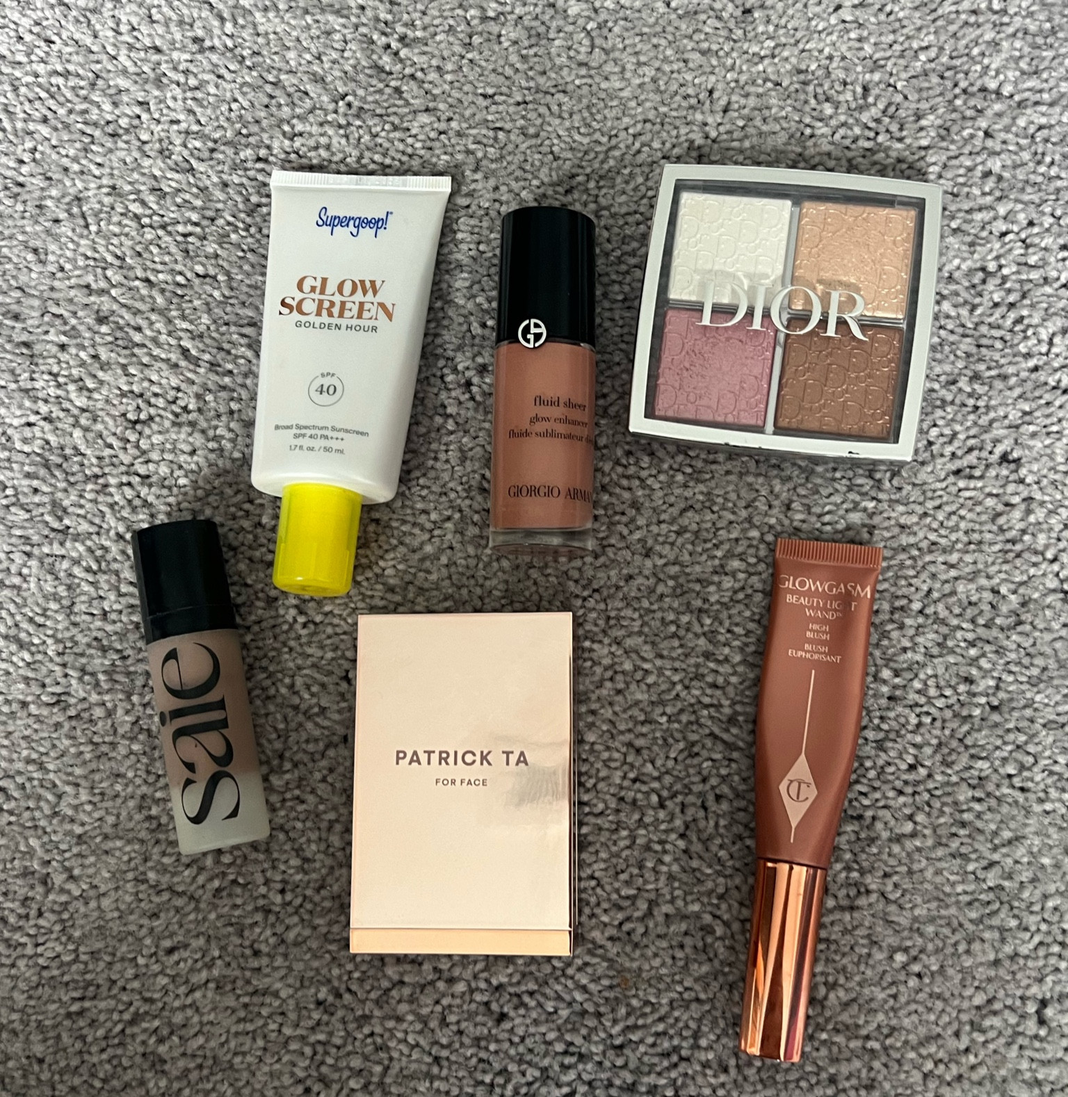 Recent Sephora purchases
Glowy makeup
Glowy blush
Glowy complexion


Supergoop glow screen in golden hour - same effect as the saie but with spf! Love them both

Patrick ta blush in not too much - obsessed!

Armani fluid sheer in shade 11 is gorgeous and works as a bronzer and blush in one!

Charlotte Tilbury pinkgasm will always be a favorite!

The Dior highlighter palette is worth the hype - so so pretty and perfect for finishing touches 



#LTKbeauty #LTKxSephora #LTKfindsunder50
