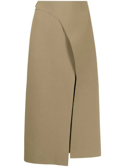 Slash slit-detail skirt | Farfetch (US)