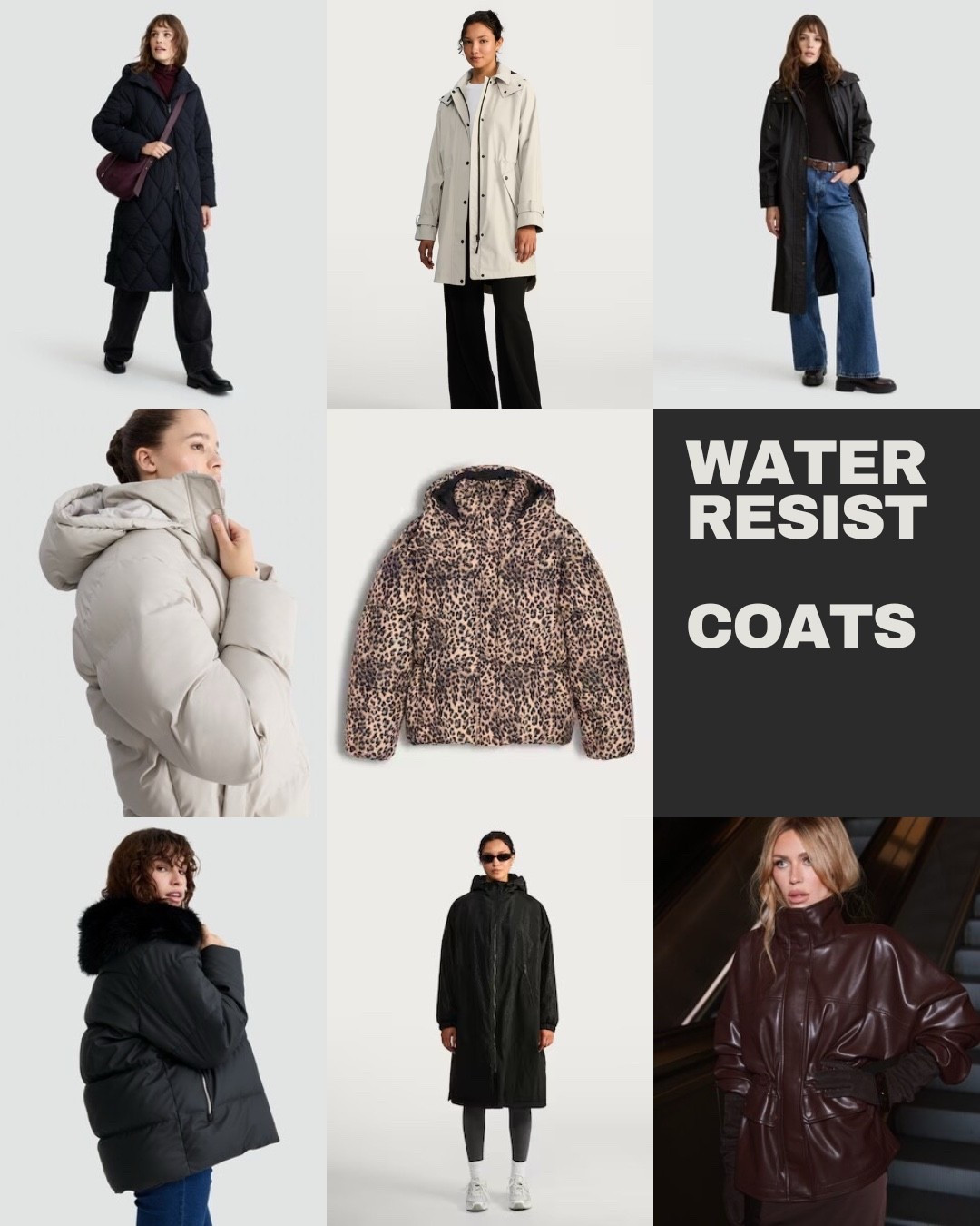 Water resistant coats 💦 - under £70


#LTKautumn #LTKuk #LTKwinter