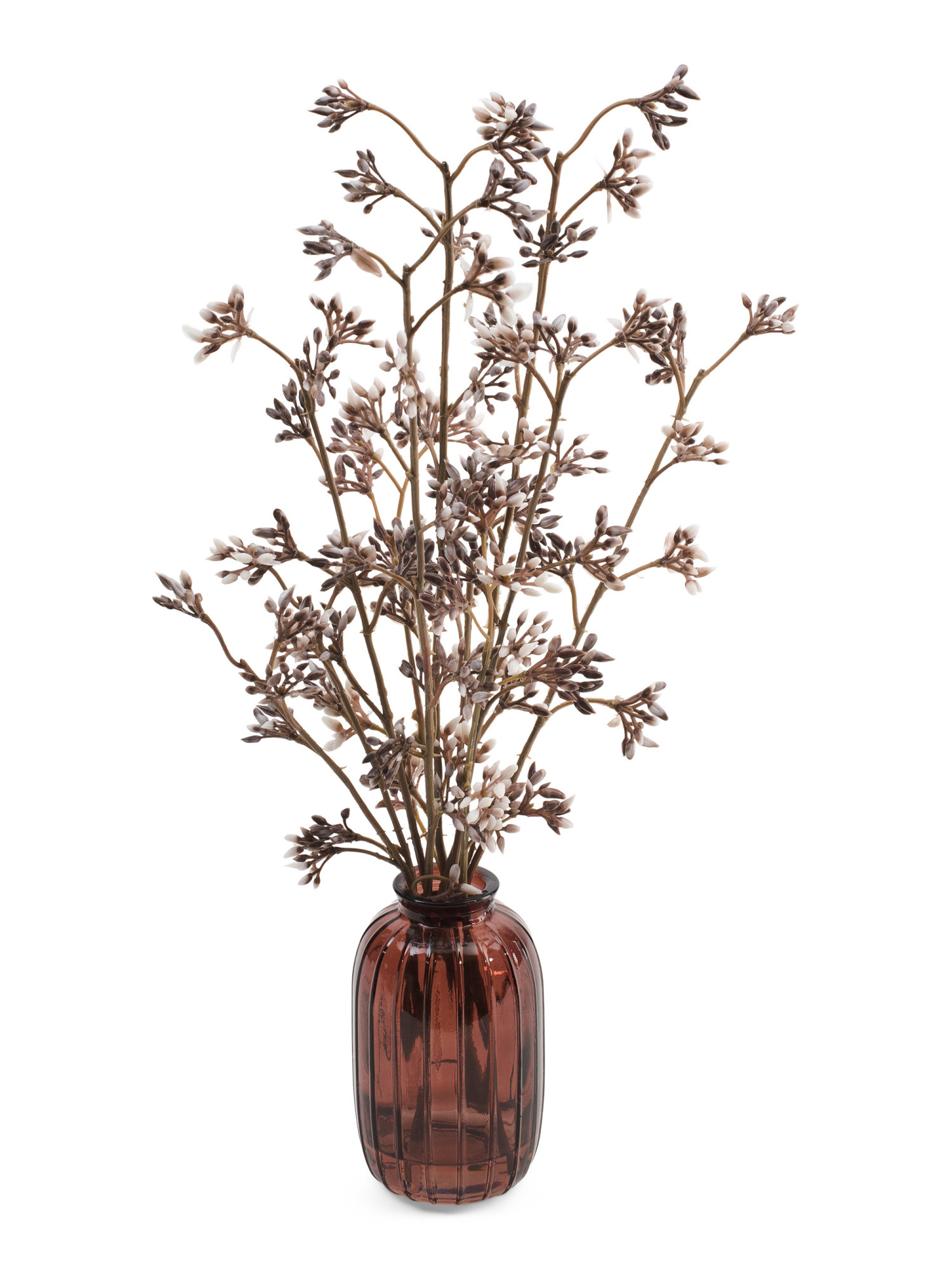 Seeded Stem In Ridge Bottle Vase | Marshalls