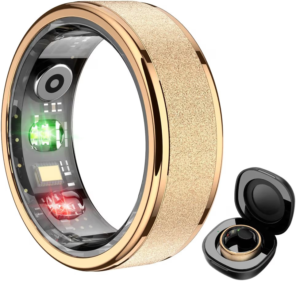 R10 Smart Ring, Smart Health Ring for Women, Features Heart Rate, Blood Oxygen, Sleep Monitoring,... | Amazon (US)