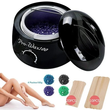 Wax Warmer Hair Removal Home Waxing Kit Electric Pot Heater for Rapid Waxing of All Body, Face, Biki | Walmart (US)