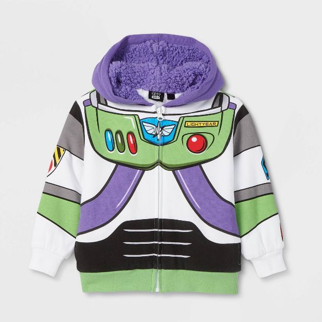 Toddler Boys' Cosplay Buzz Lightyear Zip-Up Sweatshirt | Target