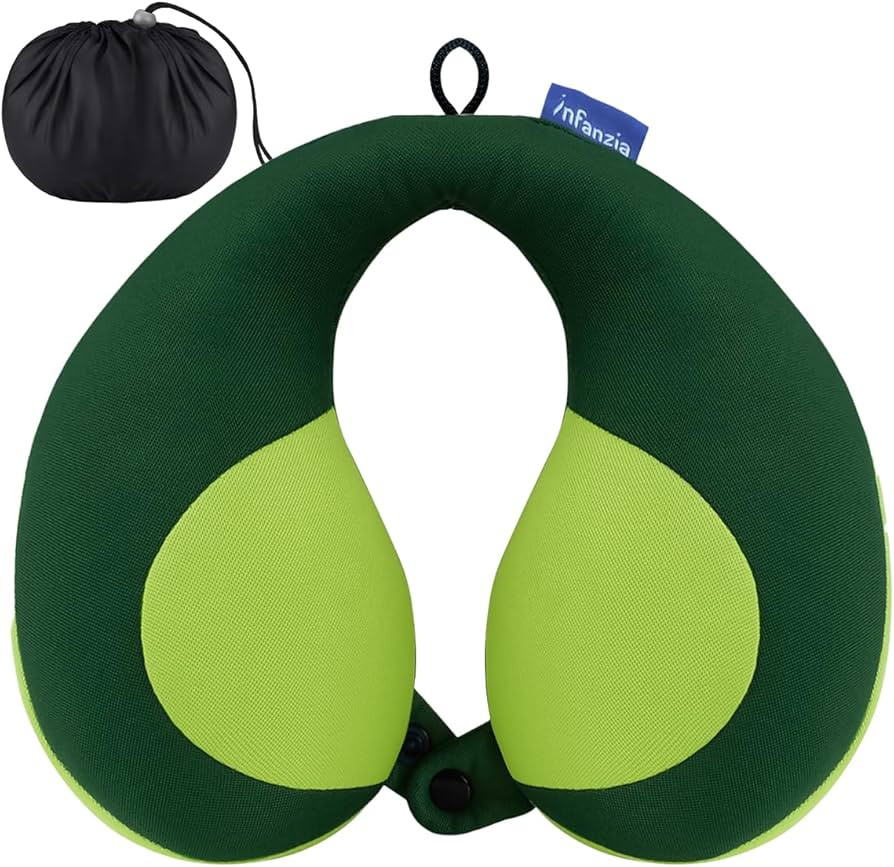 INFANZIA Kids Chin Supporting Travel Neck Pillow, Helps Support Head and Neck, Comfortably Design... | Amazon (US)