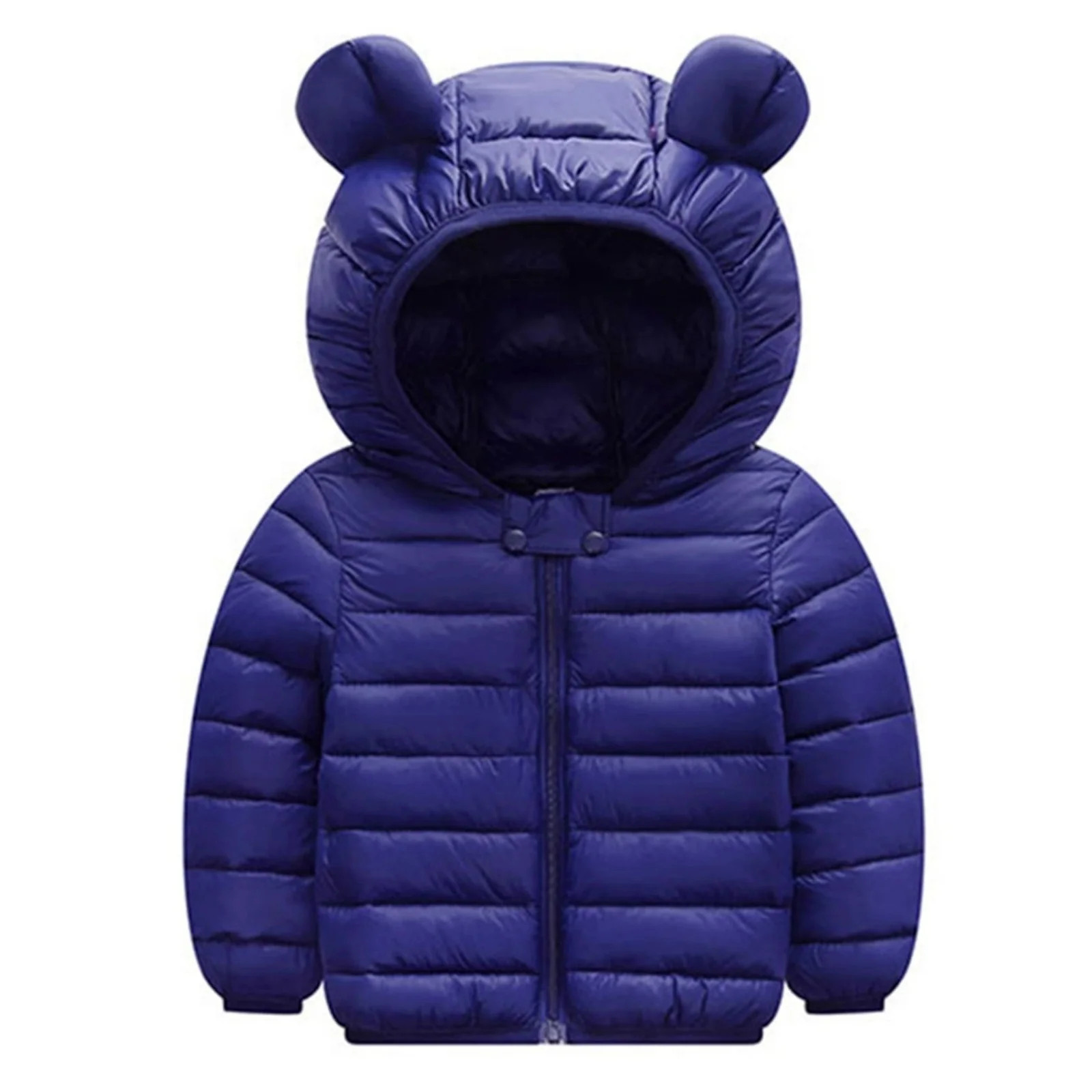 PatPat Baby Coat Toddler Boys Girls Winter Jackets Stylish 3D Ear Print Outerwear Solid Hooded Co... | Walmart (US)