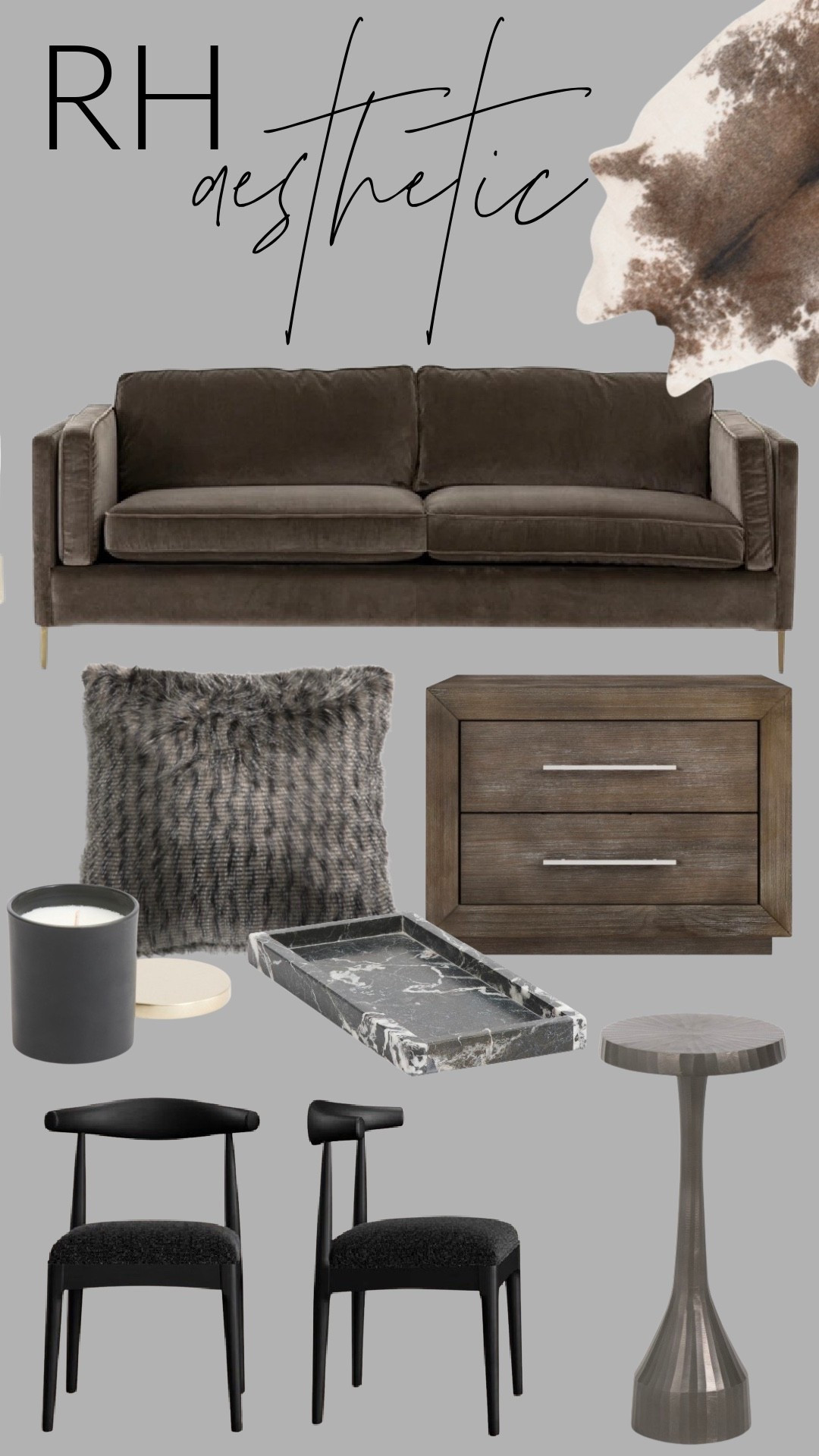 If you love the darker, moodier side of the Restoration Hardware look but not the prices, start here. Cozy textures, warm woods, and high-end silhouettes—linked before they sell out.

#LTKSaleAlert #LTKHome