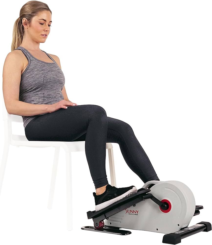 Sunny Health & Fitness Sitting Under Desk Elliptical Peddler, Portable Foot & Leg Pedal Exerciser... | Amazon (US)