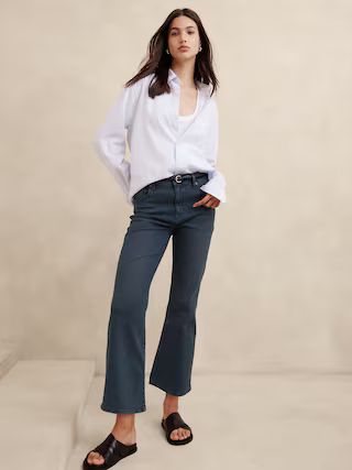 High-Rise Bootcut Crop Jean | Banana Republic Factory