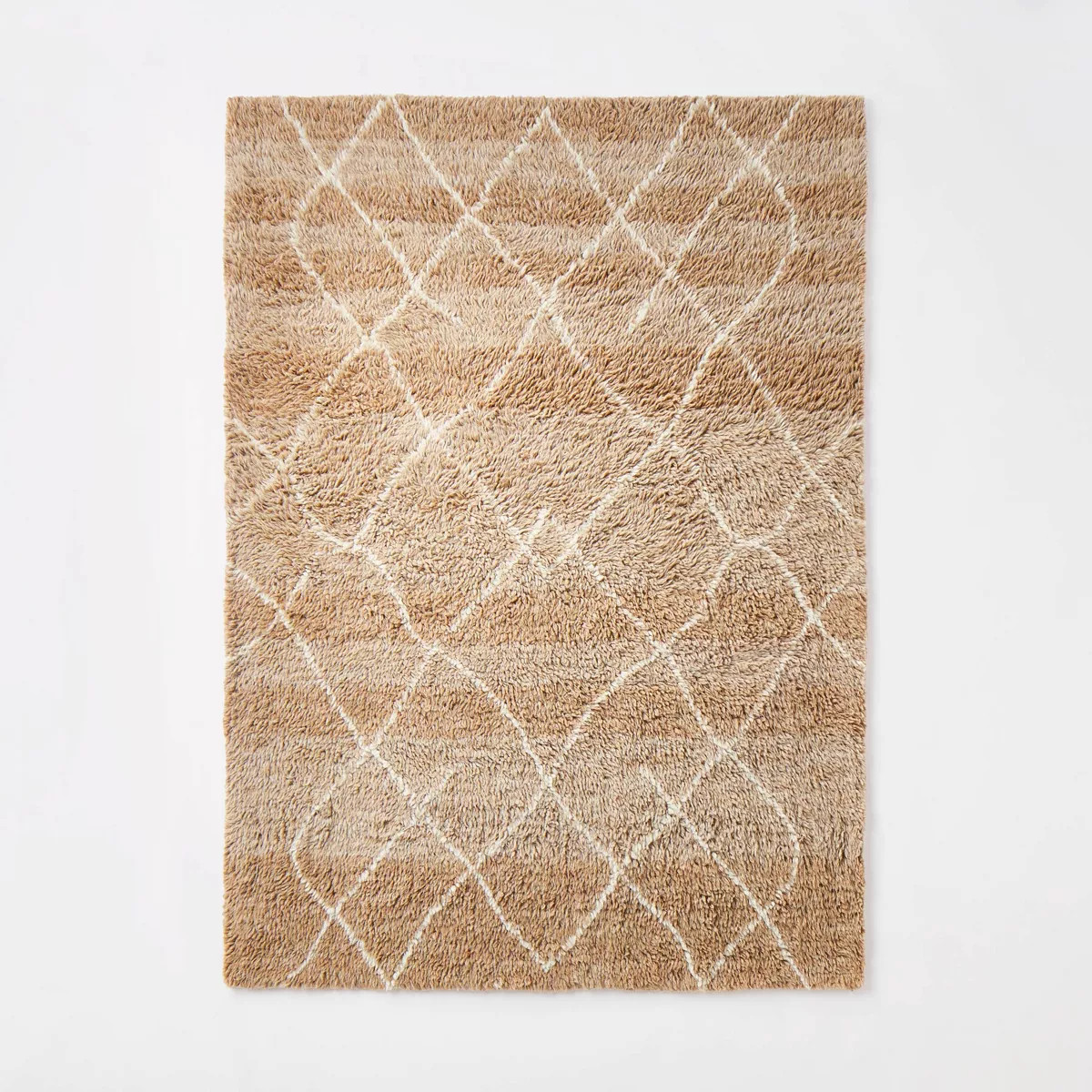 Moroccan Wool Shag Rug Brown - Threshold™ designed with Studio McGee | Target