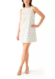 Crown & Ivy™ Women's Sleeveless Bow Straight Printed Dress | Belk