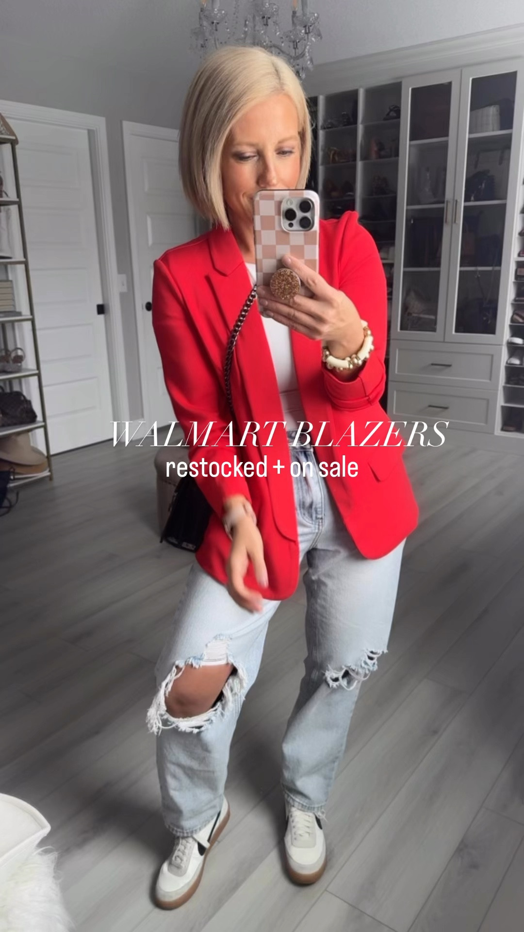 Runnnnnn!!!! These super popular scuba blazers sold out once but they RESTOCKED and are on sale!!!! Now only $29.99 (was $45)!
⬇️⬇️⬇️
Blazer TTS size small
Distressed jeans and tees size medium
Faux leather pants and black jeans TTS size 4
Nikes TTS
Heels sized up 1/2 size 


#LTKWatchNow #LTKFindsUnder50 #LTKSaleAlert