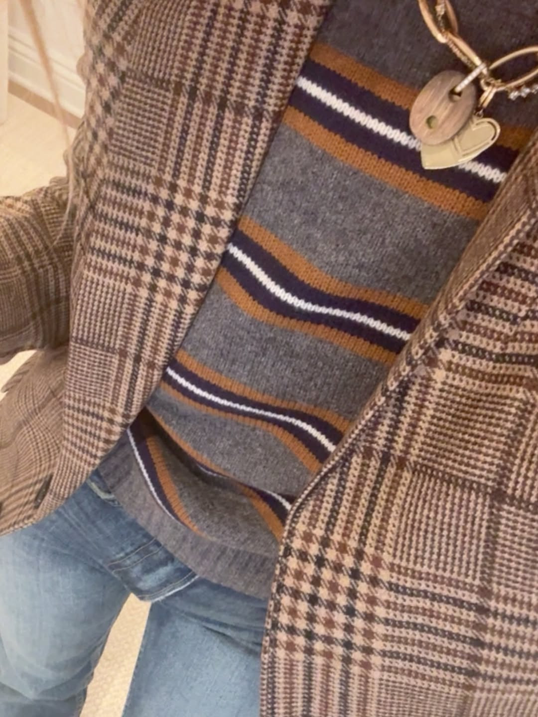 Mixing patterns with @Madewell 

Striped wool sweater + plaid relaxed blazer

#LTKootd #LTKgrwm #LTKSeasonal