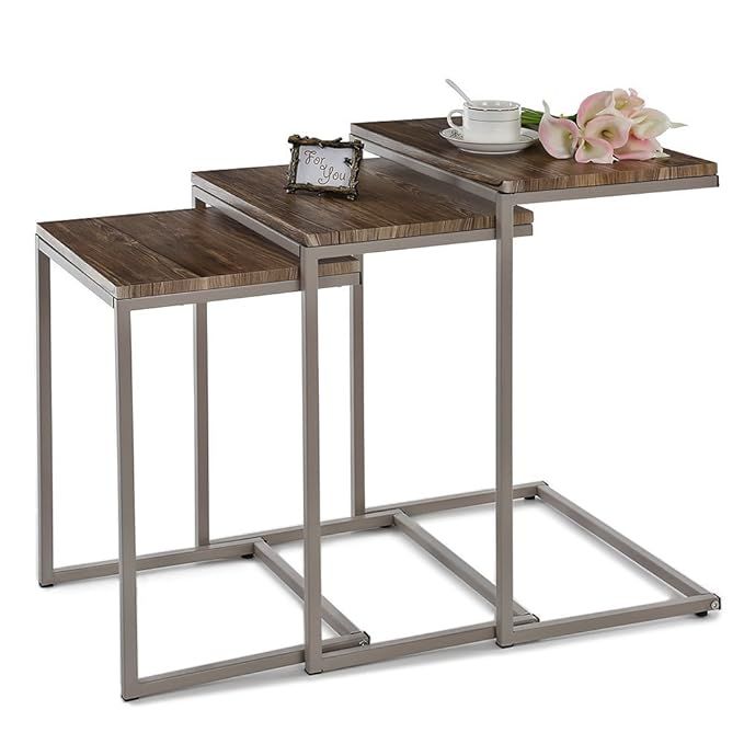 IKAYAA Modern Metal Frame Coffee and Cocktail Table (Type 2) | Amazon (US)