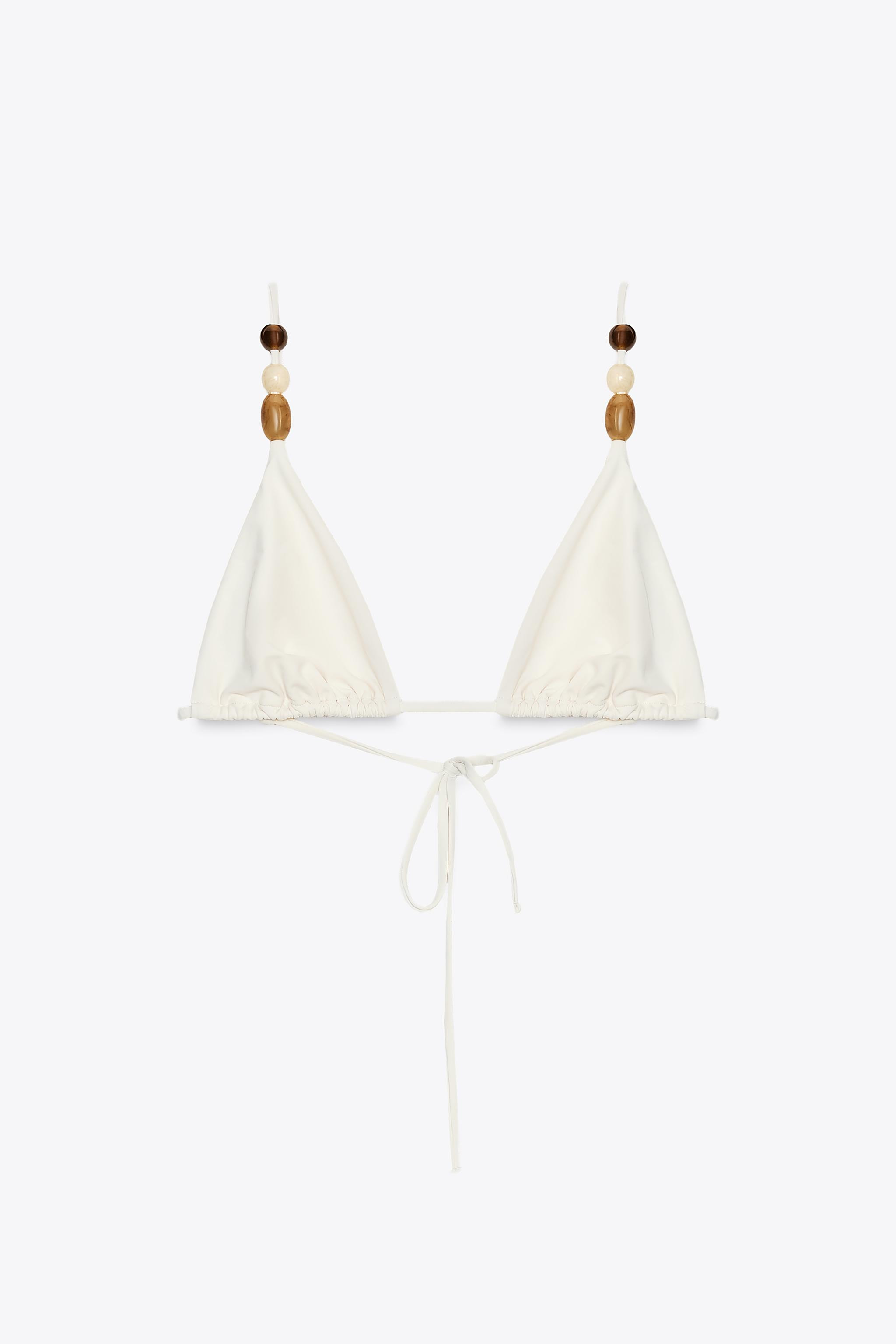 COLOUR BLOCK TRIANGLE BIKINI TOP | Zara UK