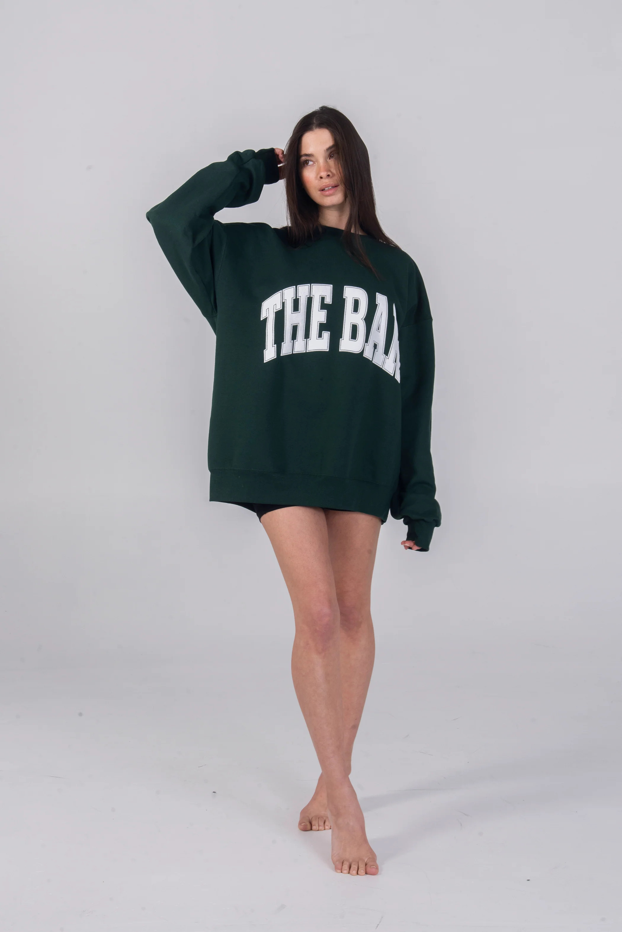 VARSITY SWEATSHIRT HUNTER GREEN | The Bar