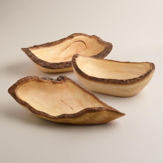 Wood Bark Bowl | World Market