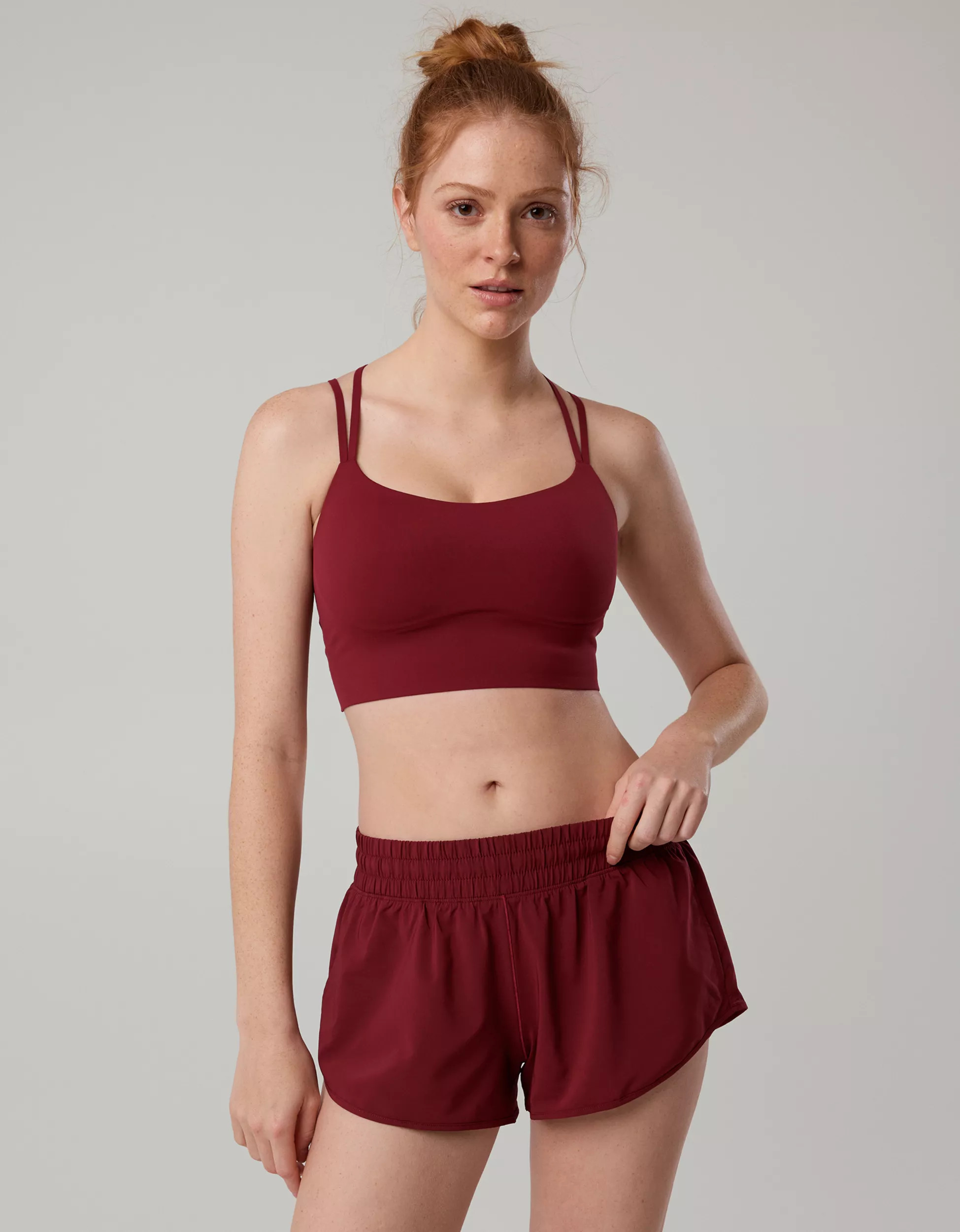 OFFLINE By Aerie Real Me XTRA Hold Up! Strappy Sports Bra | American Eagle Outfitters (US & CA)