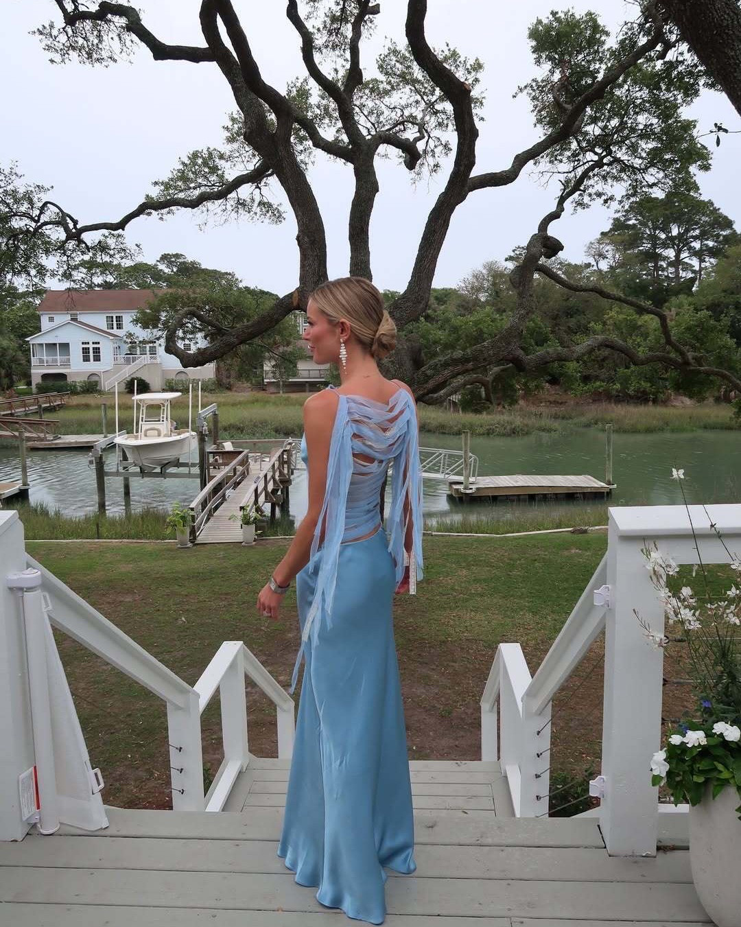 Another wedding weekend 🩵 Love this blue lattice lace silk maxi dress.

Wedding guest dress
Summer dresses
Summer outfits
Wedding guest

#LTKWedding #LTKootd #LTKSeasonal