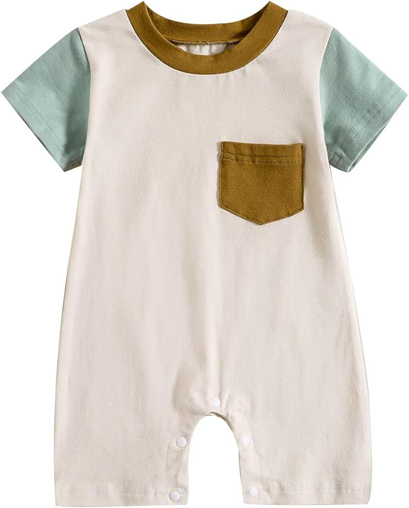 Casual Fall Winter Clothes Infant Baby Boy Long Sleeve Romper Jumpsuit Playsuit One Piece Outfit | Amazon (US)