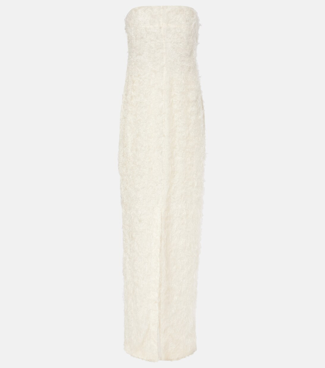 Strapless fil coupé maxi dress | Mytheresa (INTL)