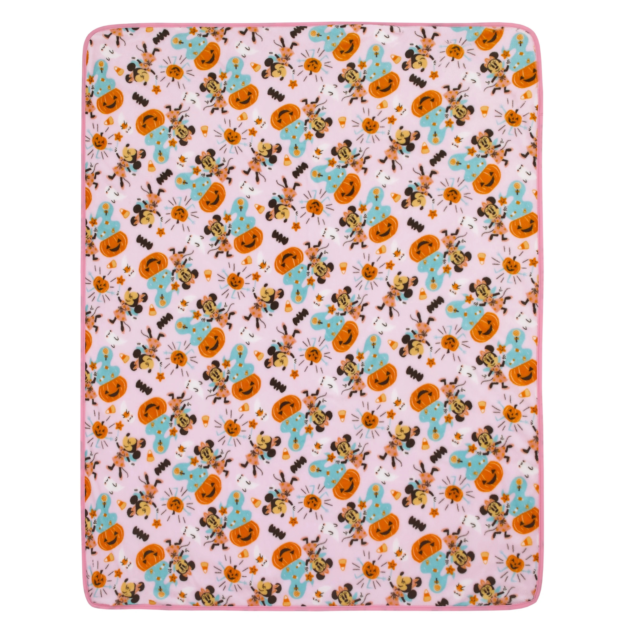 Disney Minnie Mouse Toddler Throw Blanket, 40"x50", Pink, Girl, Halloween - Walmart.com | Walmart (US)