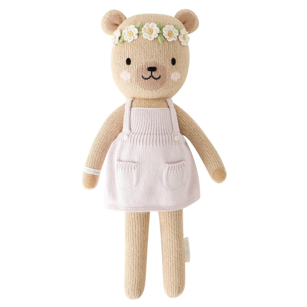 cuddle + kind Olivia The Honey Bear Regular 20" Hand-Knit Doll – 1 Doll = 10 Meals, Fair Trade,... | Amazon (US)