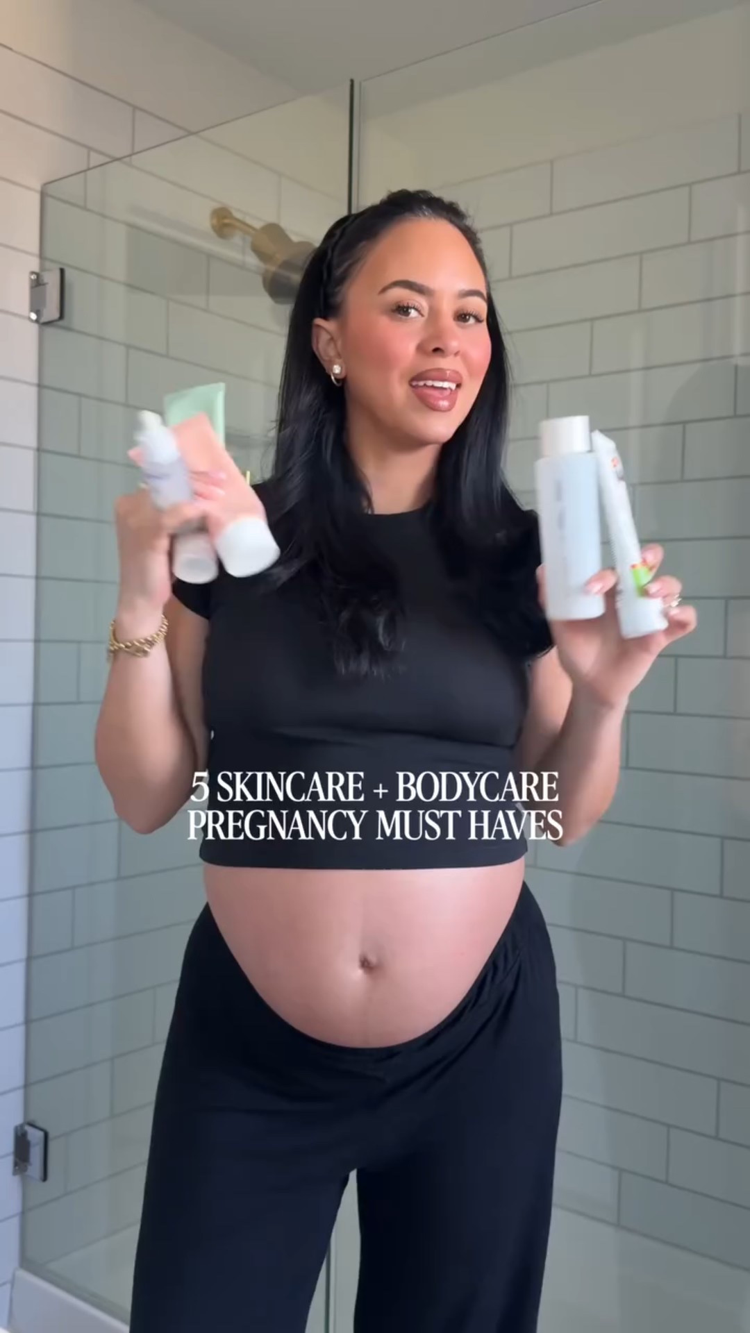 30 weeks pregnant and these are some of my top favorites I’ve tried and repurchased for my body + skin care routines 👶🏻 🫧 🤍 🧴 
—
@caudalieus vinoperfect serum 
@summerfridays Fridays amino gel cleanser + belly balm 
@palmers cocoa butter stretch mark lotion 
@cyklarofficial milky essence
@deziskin bebe balm

#LTKgrwm #LTKBeauty #LTKBump