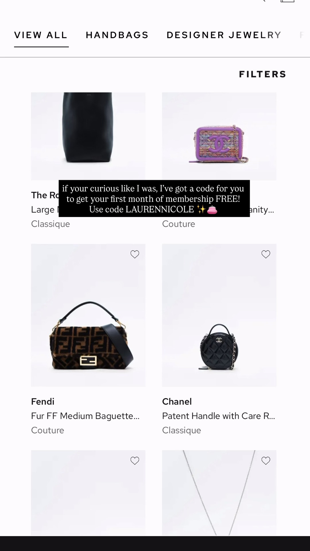 Borrow luxury designer items without the hefty price tag, switch out monthly. 

#LTKSaleAlert #LTKBeauty #LTKselfcare