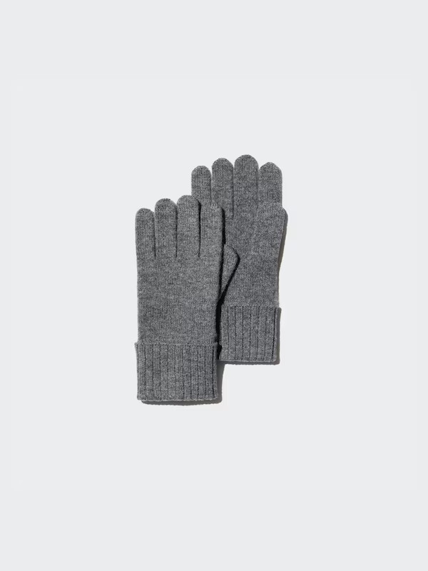 100% Cashmere Knit Gloves | UNIQLO (UK)