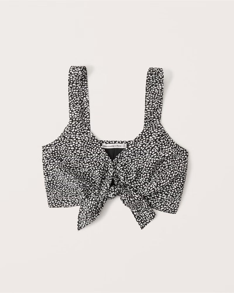 Tie-Front Top | Abercrombie & Fitch (US)