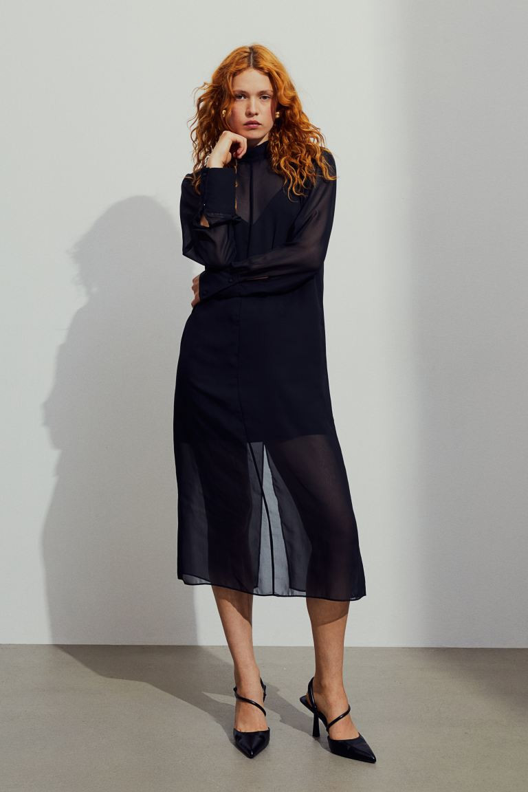 Chiffon dress | H&M (UK, MY, IN, SG, PH, TW, HK)