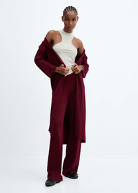 Click for more info about Fine knit long cardigan - Women | Mango USA