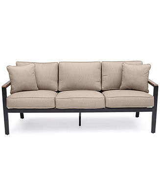 CLOSEOUT! Stockholm Outdoor Sofa with Outdura Cushions, Created for Macy's | Macy's