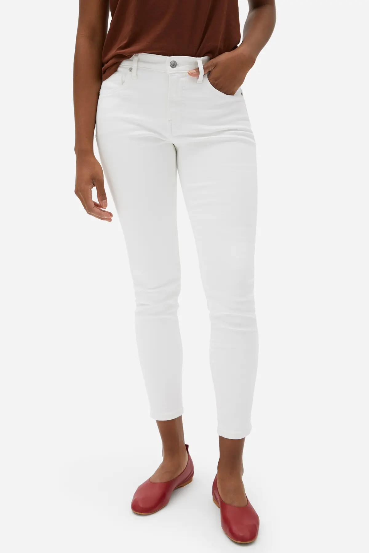 EVERLANE The Authentic Stretch Mid Rise Skinny Crop Jeans at Nordstrom Rack | Nordstrom Rack