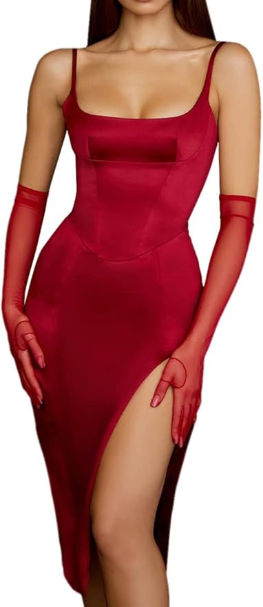 Hazhlko Women's Long Stretchy Mesh Tulle Sheer Gloves Costume Wedding Opera Halloween Party 1920'... | Amazon (US)