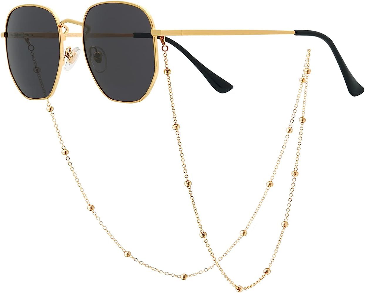 veda Tinda Polarized Square Sunglasses Women Men Trendy Retro Polygon Metal Frame With Sunglasses... | Amazon (US)