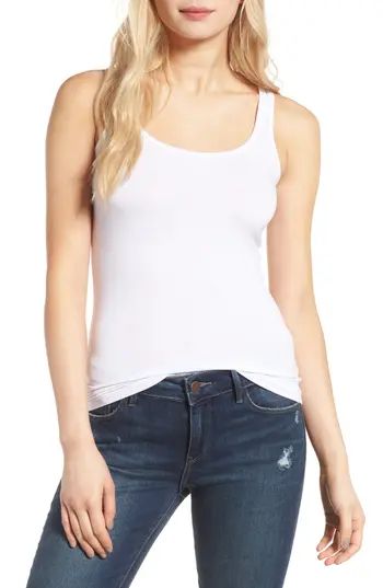 Women's Hinge Jersey Tank, Size XX-Small - White | Nordstrom