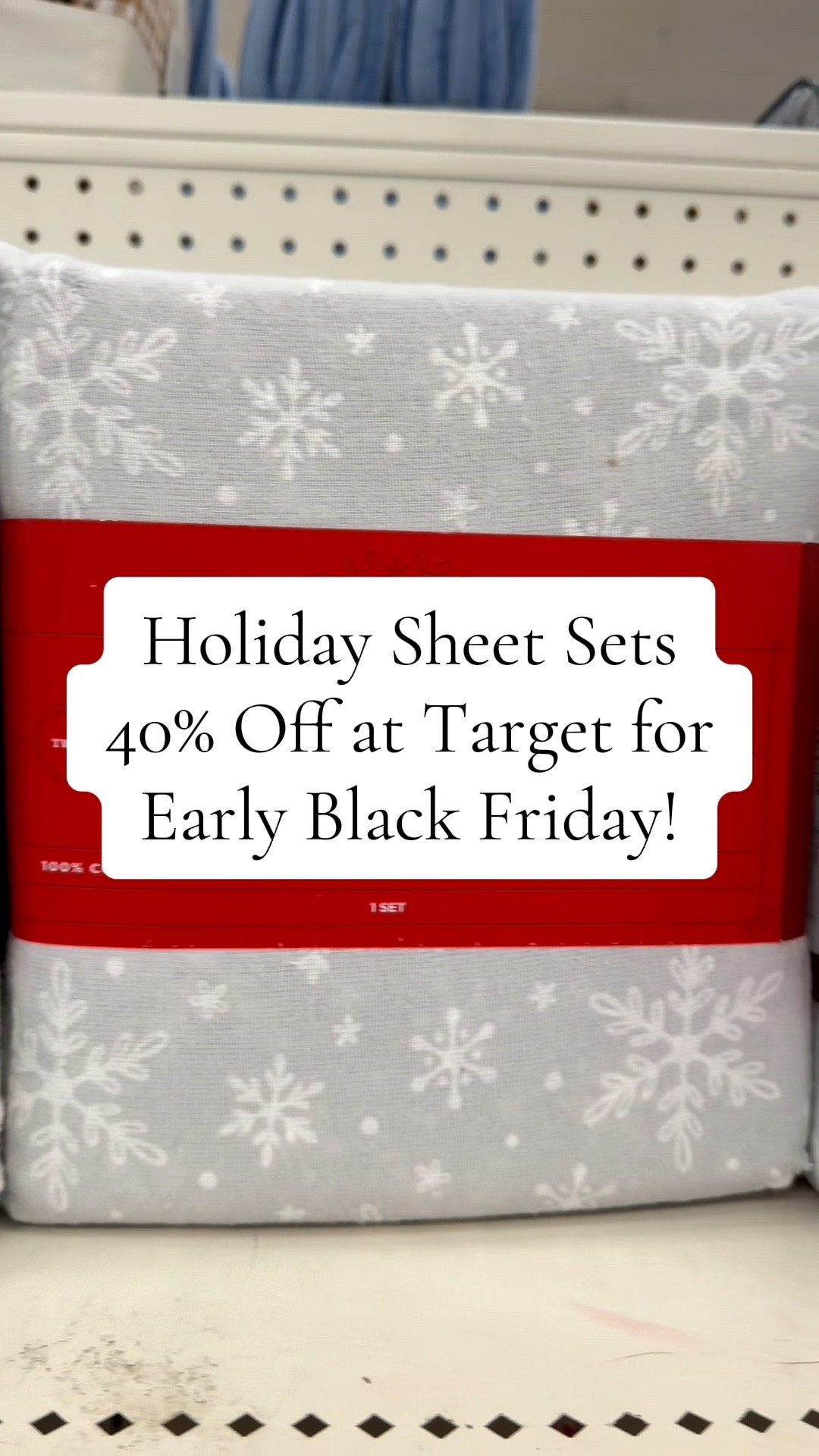 Target early Black Friday sale! Ends Saturday! 40% off holiday sheet sets! 

#LTKSaleAlert #LTKHoliday #LTKSeasonal