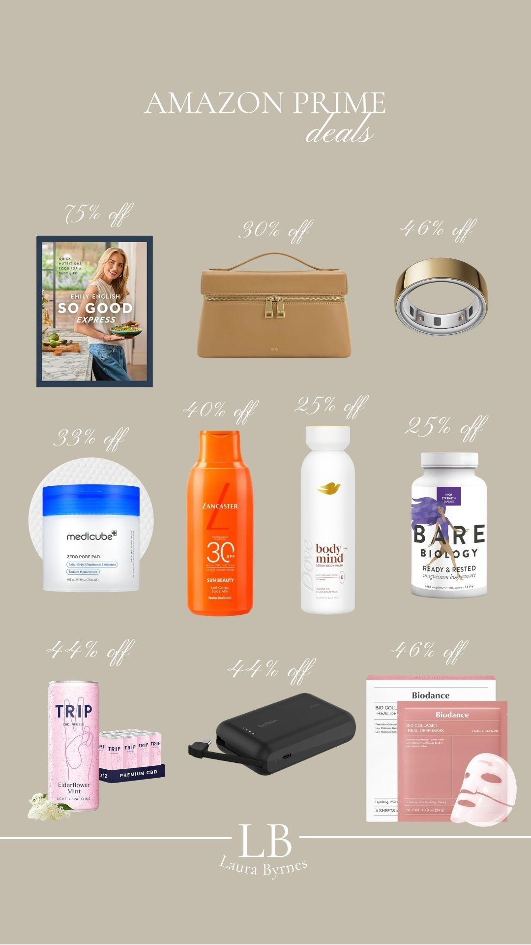 Amazon Prime Deals!

Amazon Prime Picks, Prime Day Favourites, Emily English Cookbook, Oura Ring, Power Bank, Biodance Collagen Mask, Wellness Essentials, Beauty And Wellness Edit, Travel Essentials, Beauty Picks 

 #LTKuk #LTKsummer #LTKtravel