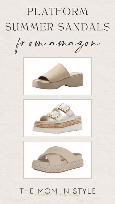Platform Sandals From Amazon 👡

summer sandals // platform sandals // summer shoes // amazon fashion // amazon finds // amazon fashion finds // amazon shoes // affordable shoes

#LTKStyleTip #LTKShoeCrush #LTKFindsUnder50