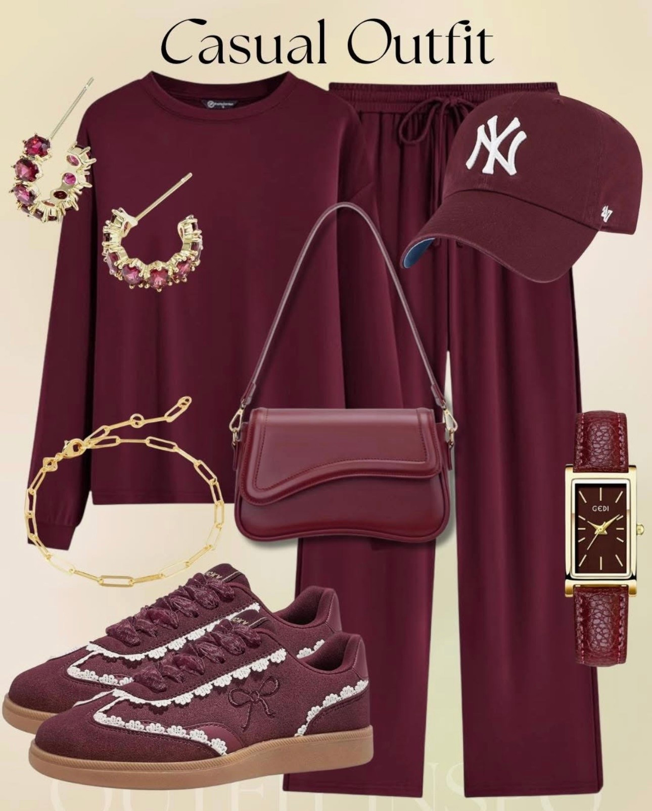 Burgundy outfit inspo coming in hot 🔥

#LTKootd #LTKMidsize #LTKgrwm