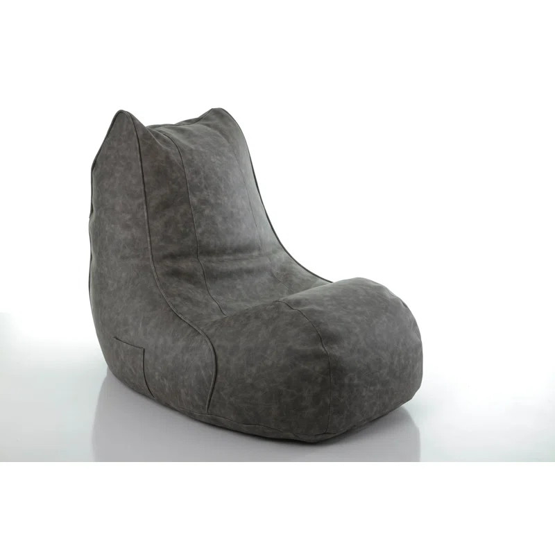 Small Faux Leather Bean Bag Chair & Lounger | Wayfair North America