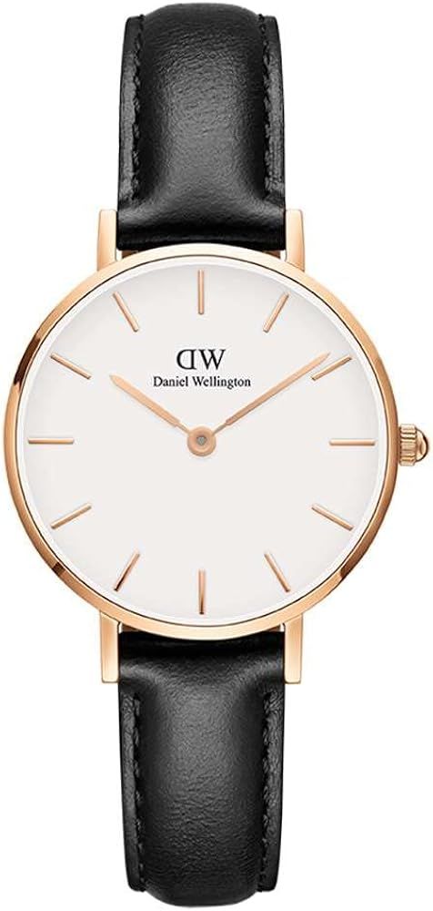Daniel Wellington Petite Watch Rose Gold Leather | Amazon (US)