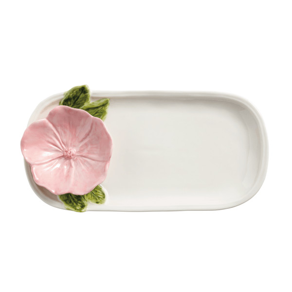 Pink Flower Everything Tray | Mud Pie