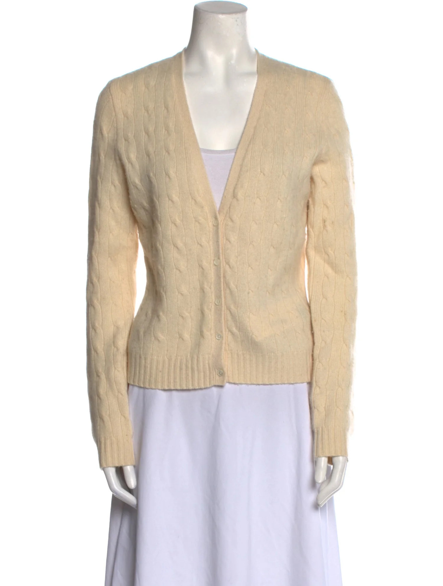 Cashmere V-Neck Sweater | The RealReal