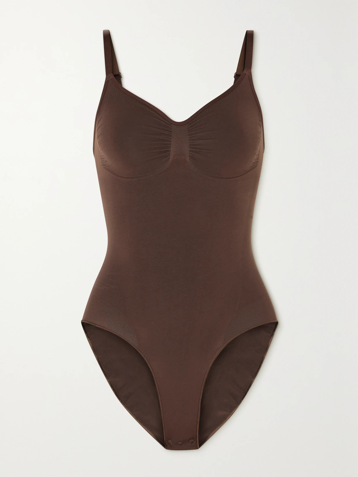 SKIMS - Seamless Sculpt Brief Bodysuit - Cocoa | NET-A-PORTER (UK & EU)