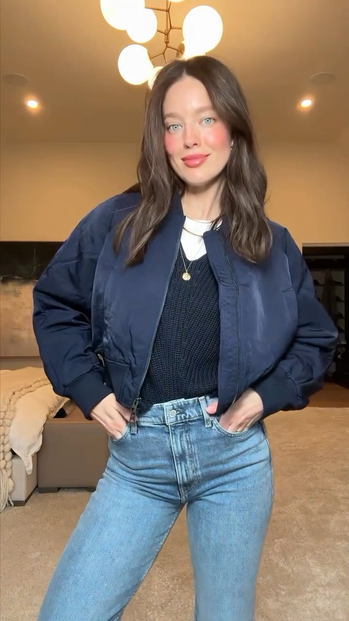 All the transitional spring staples my wardrobe needed. 
P.S. still not over how flattering these jeans are. 

#LTKFindsUnder100 #LTKSeasonal #LTKWatchNow