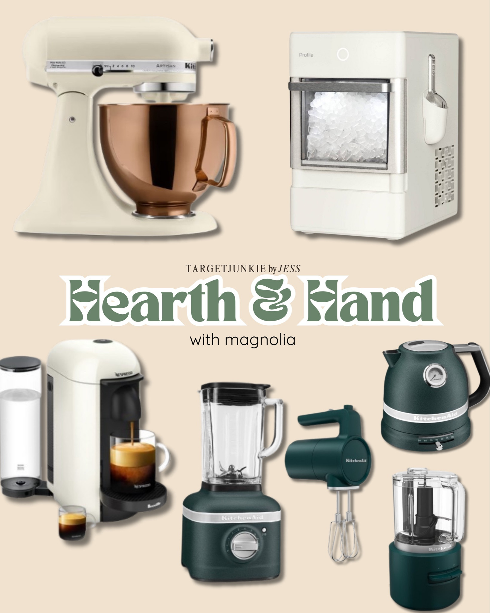 Hearth and Hand with Magnolia kitchen appliances! 

Target finds, Target deals, mixer, nugget ice maker , coffee machine

#LTKSaleAlert #LTKHome