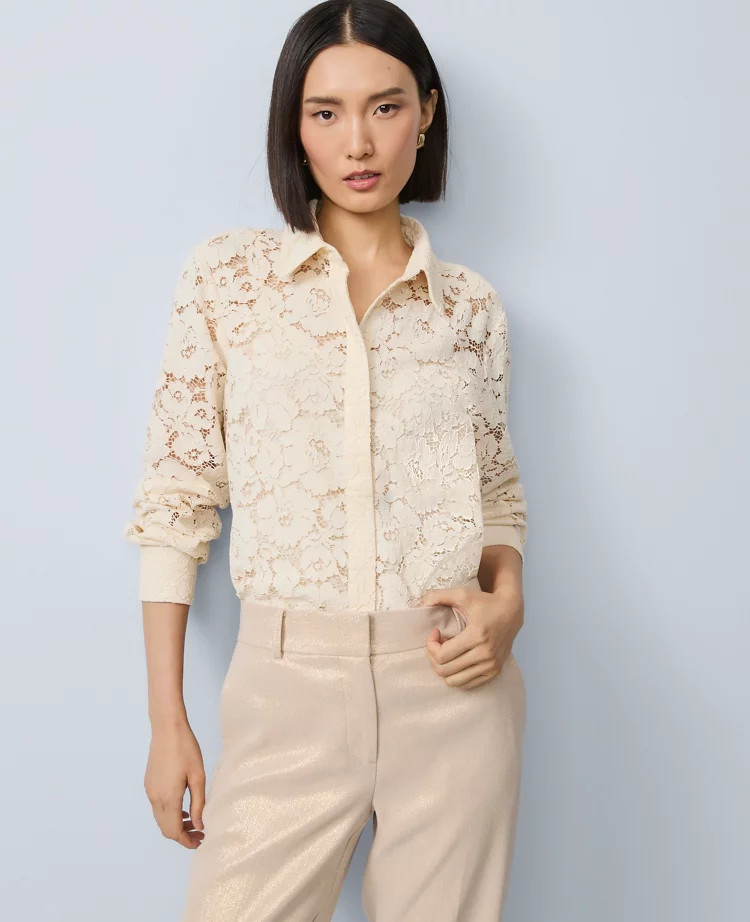 Lace Shirt | Ann Taylor
