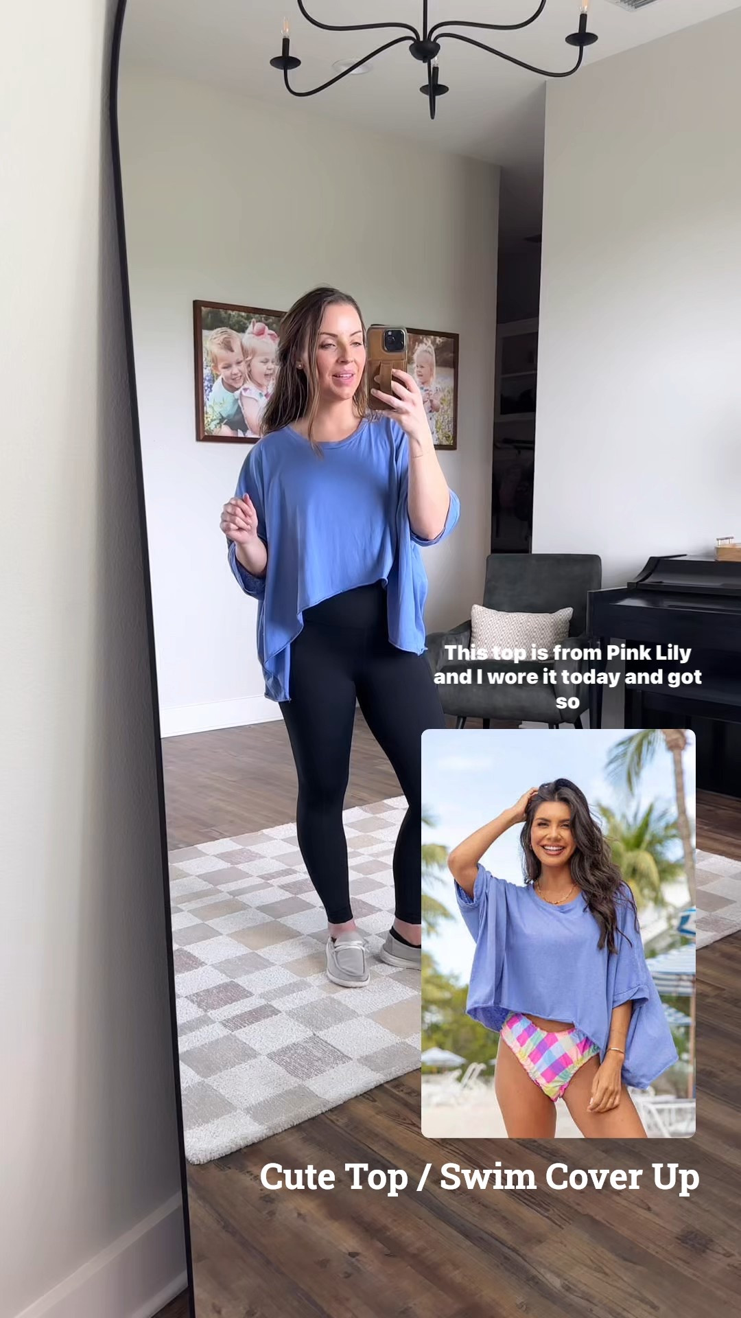 Such a cute crop top and/or Bikini Cover up! The color is beautiful and material is comfortable. I got so many component wearing this the other day! 

Women over 30 | Moms over 30 | swim top | swim wear | LTK Swim 

#LTKPetite #LTKWatchNow #LTKStyleTip